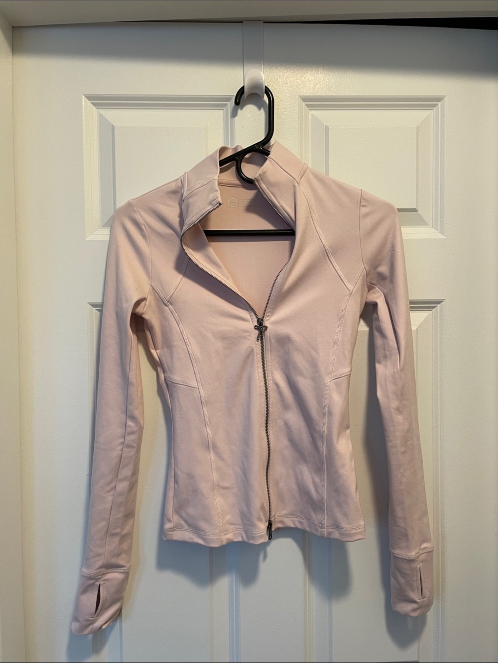 Gilly Hicks Pale Pink Zip-Up Hoodie Jacket